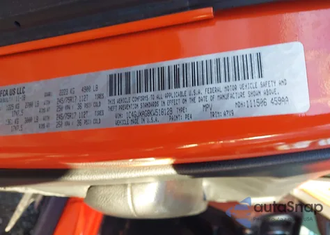 2019 Jeep Wrangler Sport S 4X4 z USA, uszkodzony, nr VIN 1C4GJXAG8KW518129